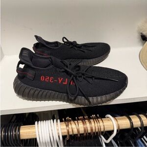 Adidas Yeezy Boost 350 V2 Black with Red Accents (STILL AVAILABLE)